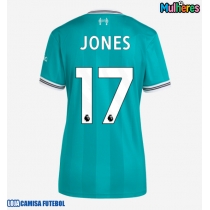 Camisa de Futebol Liverpool Curtis Jones #17 Equipamento Alternativo Mulheres 2025-26 Manga Curta